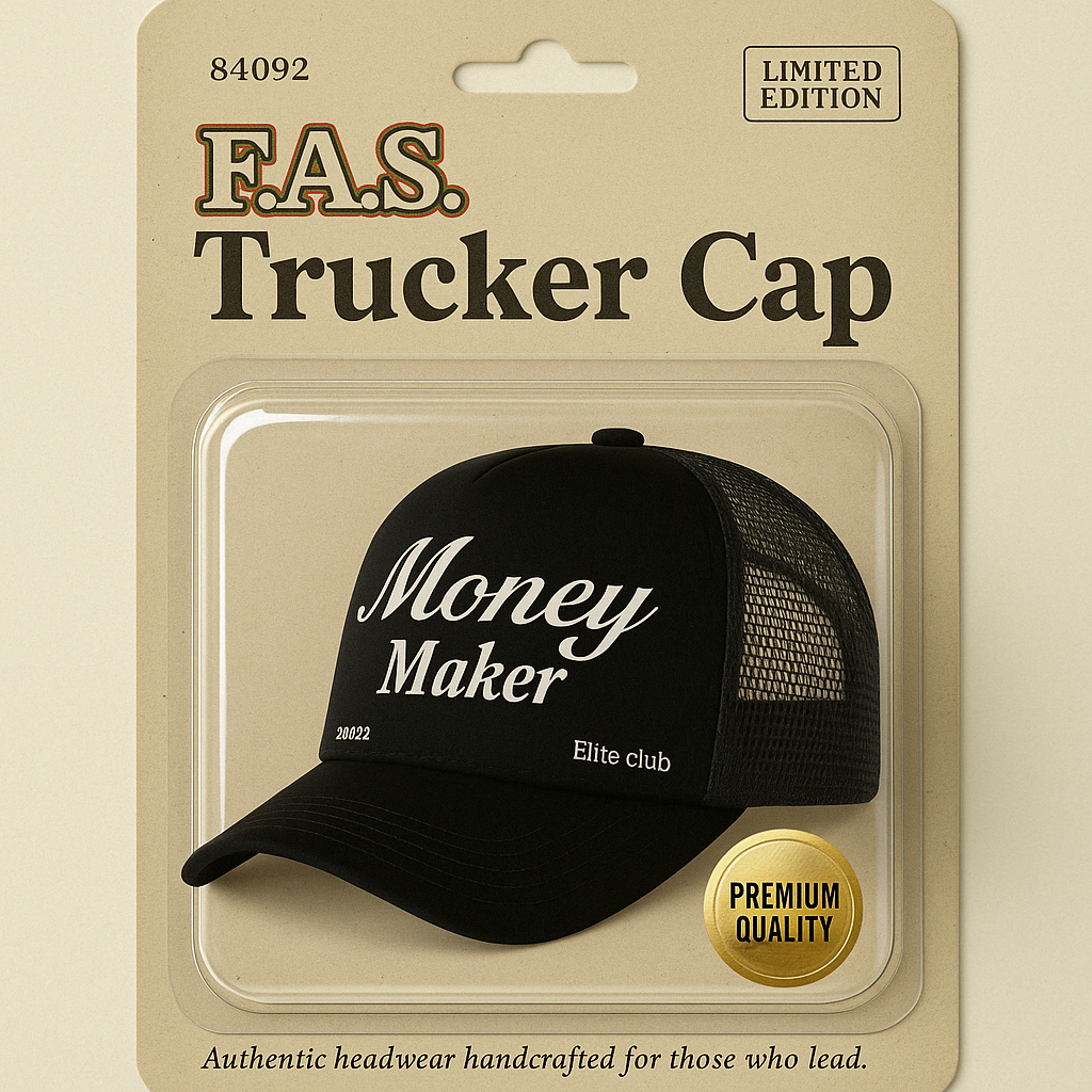 Trucker Caps “Money Maker Èlite Club”