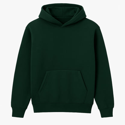 Foto fronte felpa verde bottiglia 