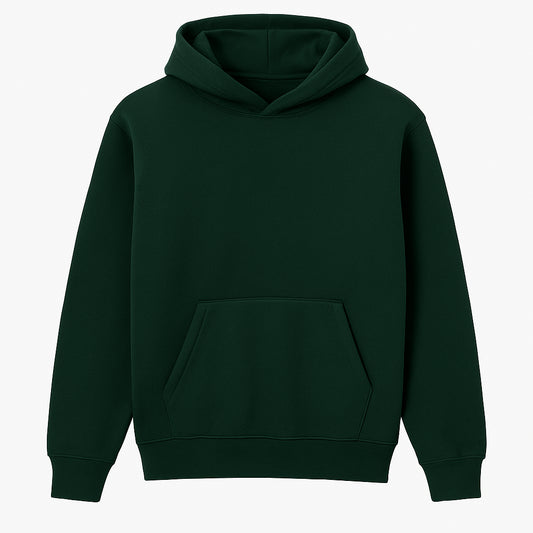 Foto fronte felpa verde bottiglia 