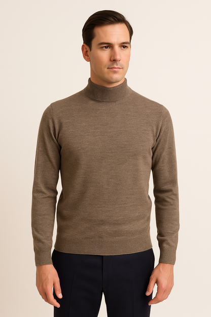 Maglia Lupetto Misto Lana