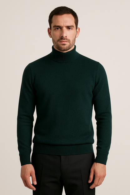 Maglia Lupetto Misto Lana Verdone