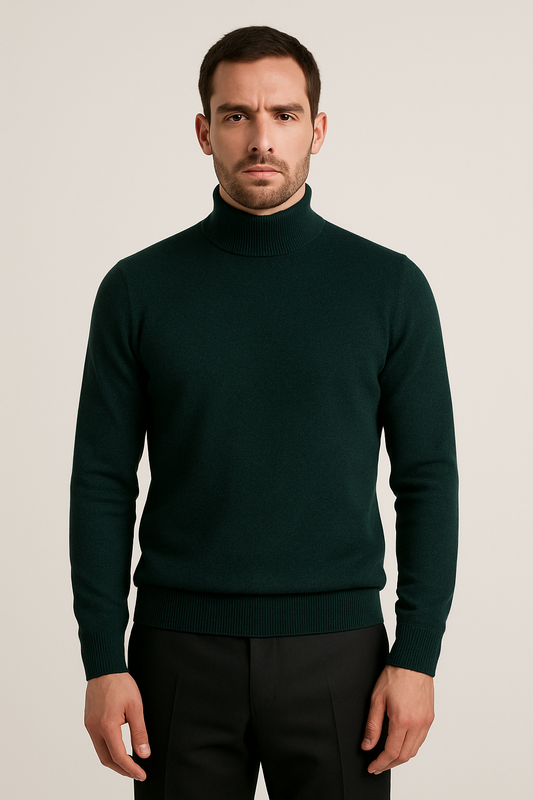 Maglia Lupetto Misto Lana Verdone