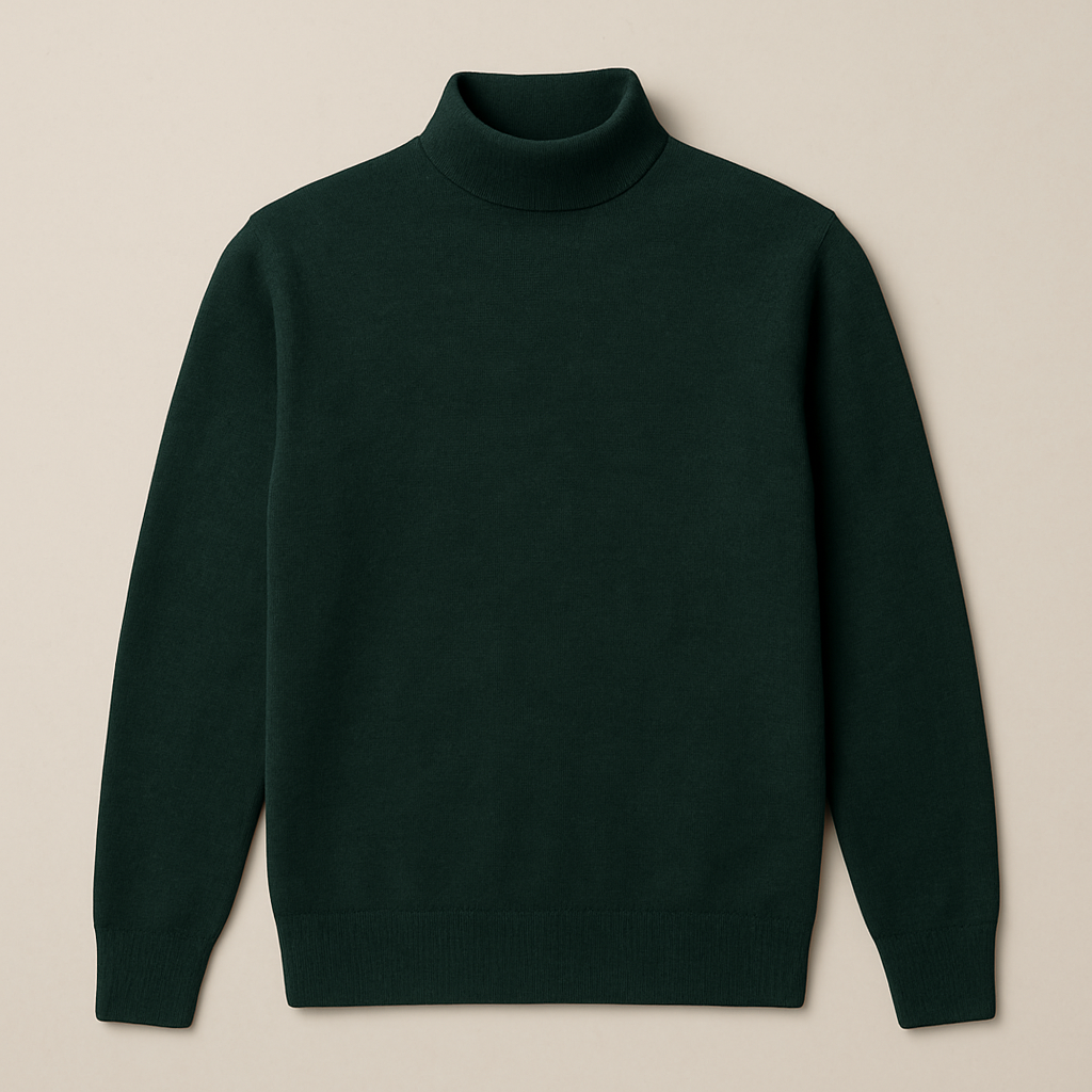 Maglia Lupetto Misto Lana Verdone