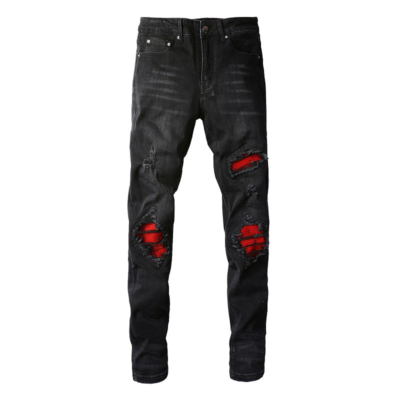 Jeans BlackRed