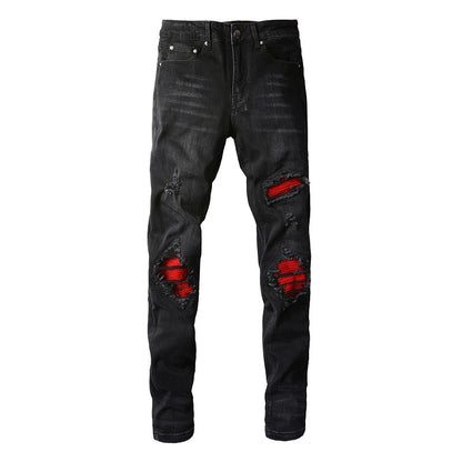 Jeans BlackRed