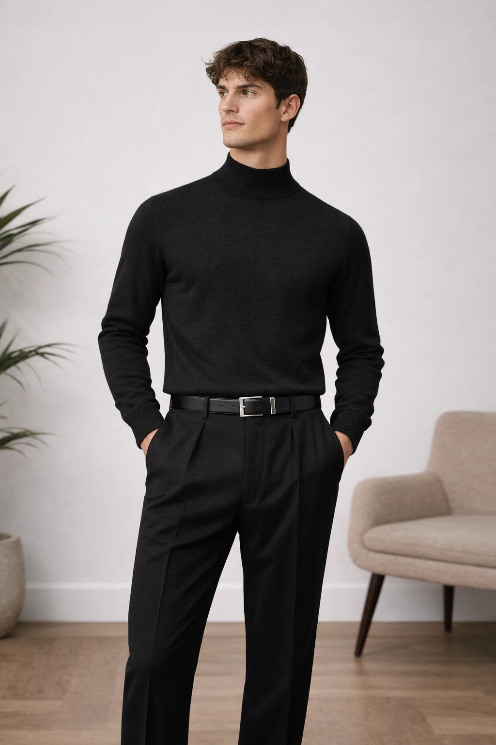 maglione lupetto da uomo 
